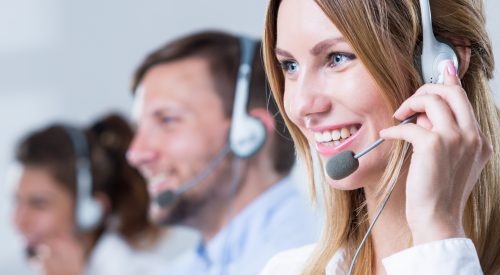 People In Corporation Telemarketing Team in Business